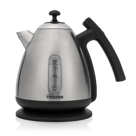 WK-3403--Tristar Digital Kettle WK-3403 Electric, 2200 W, 1.7 L, Stainless steel, 360° rotational base, Silver