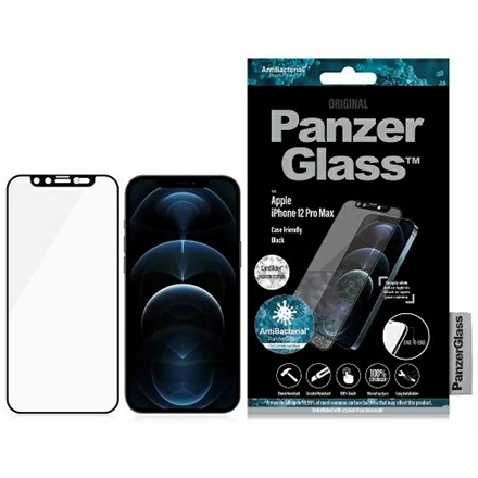 3086-uniw--PanzerGlass 2718 Screen Protector, Apple, iPhone 12 Pro Max, Tempered glass, Transparent