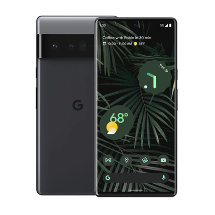 Pixel 6 Pro 256 Stormy Black--google Pixel 6 Pro Stormy Black, 6.71 ", LTPO AMOLED, 1440 x 3120, Google Tensor, Internal RAM 12 GB, 256 GB, Nano-SIM, 4G, 5G, Main camera 50 + 48 + 12 MP, Secondary camera 11.1 MP, Android, 12, 5003 mAh, Battery warranty 6 month(s)