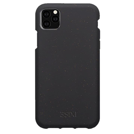 44612--3SIXT Red BioFleck Case (3S-1621) Back protection, Apple, iPhone 11 Pro, Plant materials, Anthracite