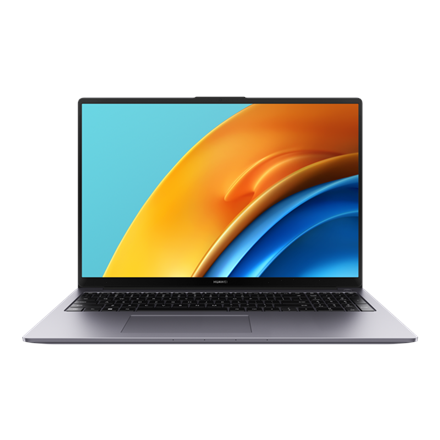 53013DFG--Huawei MateBook D16 RolleF-W5651D Space Gray, 16 ", IPS, FHD+, 1920 x 1200, Intel Core i5, i5-12450H, 16 GB, SSD 512 GB, Intel UHD Graphics, No Optical drive, Windows 11 Home, 802.11ax, Bluetooth version 5.1, Keyboard language English, Warranty 