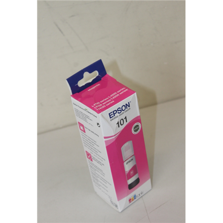 C13T03V34ASO--SALE OUT. Epson 101 EcoTank MA Ink Bottle Epson 101 EcoTank MA  Ink Bottle, Magenta, DAMAGED PACKAGING