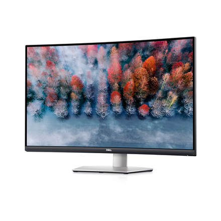 210-AXLH--Dell Curved Monitor S3221QS 32 ", VA, 4K UHD, 3840 x 2160, 16:9, 4 ms, 300 cd/m², Black/Silver