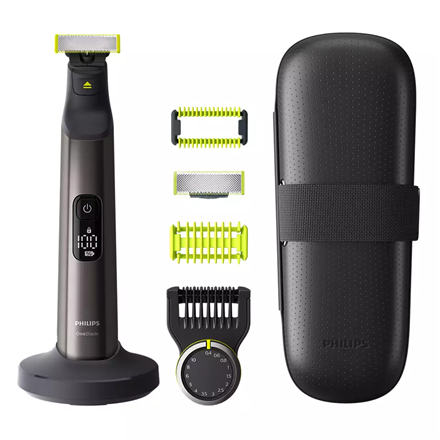 QP6650/60--Philips Face &amp; Body Shaver QP6650/60 OneBlade Pro Operating time (max) 120 min, Wet &amp; Dry, Lithium Ion, Chrome