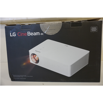 HU70LS.AEUSO--SALE OUT. LG HU70LS CineBeam series 4K UHD TV projector/3840x2160/1500lm LG CineBeam HU70LS 4K UHD (3840 x 2160), 1500 ANSI lumens, White, DAMAGED PACKAGING,DEMO, Wi-Fi