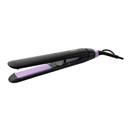 BHS377/00--Philips ThermoProtect Hair straightener BHS377/00 StraightCare Essential Ceramic heating system, Number of temperature settings 10, Display No, Temperature (max) 230 °C, Black/Pink